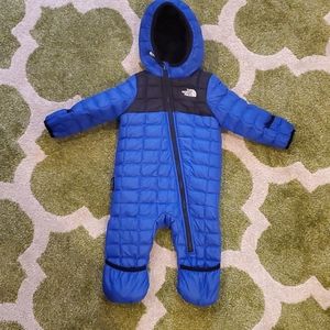 The North Face one piece snow suit bunting